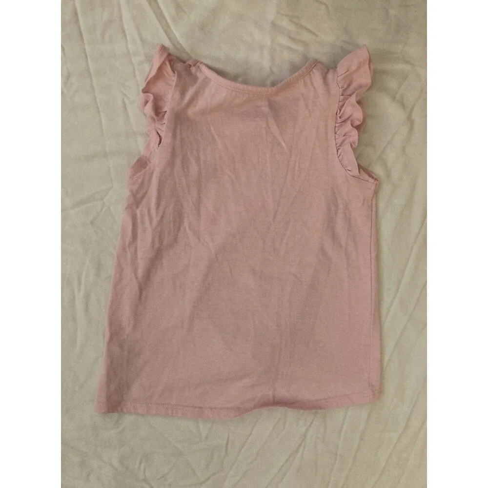 Size M (5-6) Cynthia Rowley girls clothes - 1 piece T shirt | solid pink theme